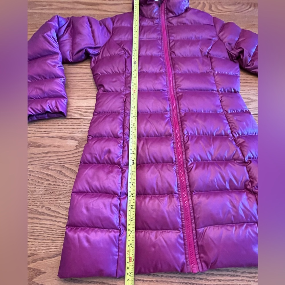 DESCENTE Down filled Winter Puffer Coat 3/4 Length. Women’s Small. VGUC. - Picture 6 of 14